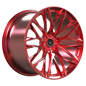 Nou stil Candy Red 19x8 și 19x10 Custom 1- PC Jante forjate pentru Ferrari F4...