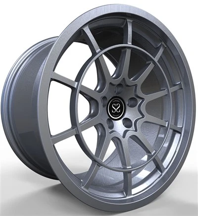Jante monobloc forjate personalizate 20x8,5 și 20x10 argintiu pentru Mercedes Benz C43 2019 AMG