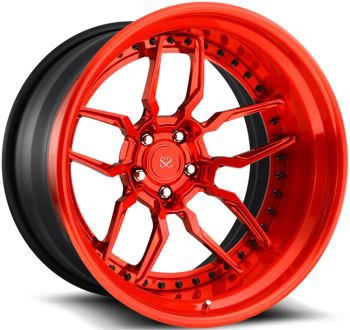 Jante roșii din aliaj forjat de 20 inch, 1 buc, pentru Nissan GTR