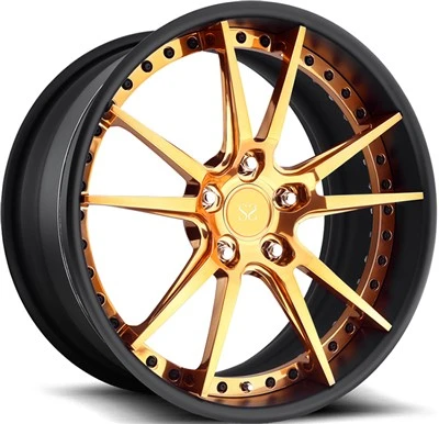 5x120 H-PCD 20x10|Jante forjate 20x11 eșalonate din cupru periat Chevrolet Camaro