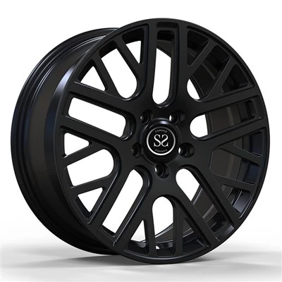Jante din aliaj de aluminiu forjat personalizate Aston Martin DBX negru satinat 22 inch 5x128